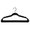 Simplify Super Slim Velvet Huggable Hangers in Black, 10PK 3246-BLACK - alternate 1
